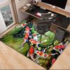 Koi Fish Artwork Office Rug Chair Mat, Entryway Carpet, Suitable for Front Door, Bedroom, Living Room, Desk, Holiday Gift