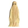 Halloween Ghost Sculpture Creepy Wood Carving Ghost Statue Figurine Table Sign Home Office Desktop Decoration Ornament