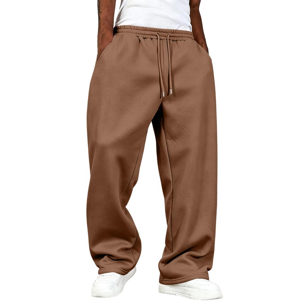 Herren Athletic Retro Street Jogginghose mit elastischem Bund für Freizeit