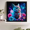 New Arrival 5D DIY Full Circle Diamond Painting "Flowers and Cats" Embroidery Cross Stitch Home Decor Gift