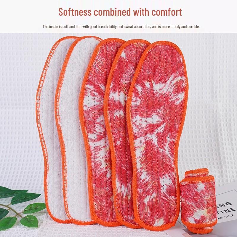 Winter Warm Insoles: Thick, Soft, Breathable, Absorbent, Deodorizing, Cold-Proof Cotton Shoe Pads for Men & Women.