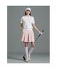 BEANPOLE GOLF [B_Under] Women'S Knit Hybrid Collar Short Sleeve T-Shirt - White