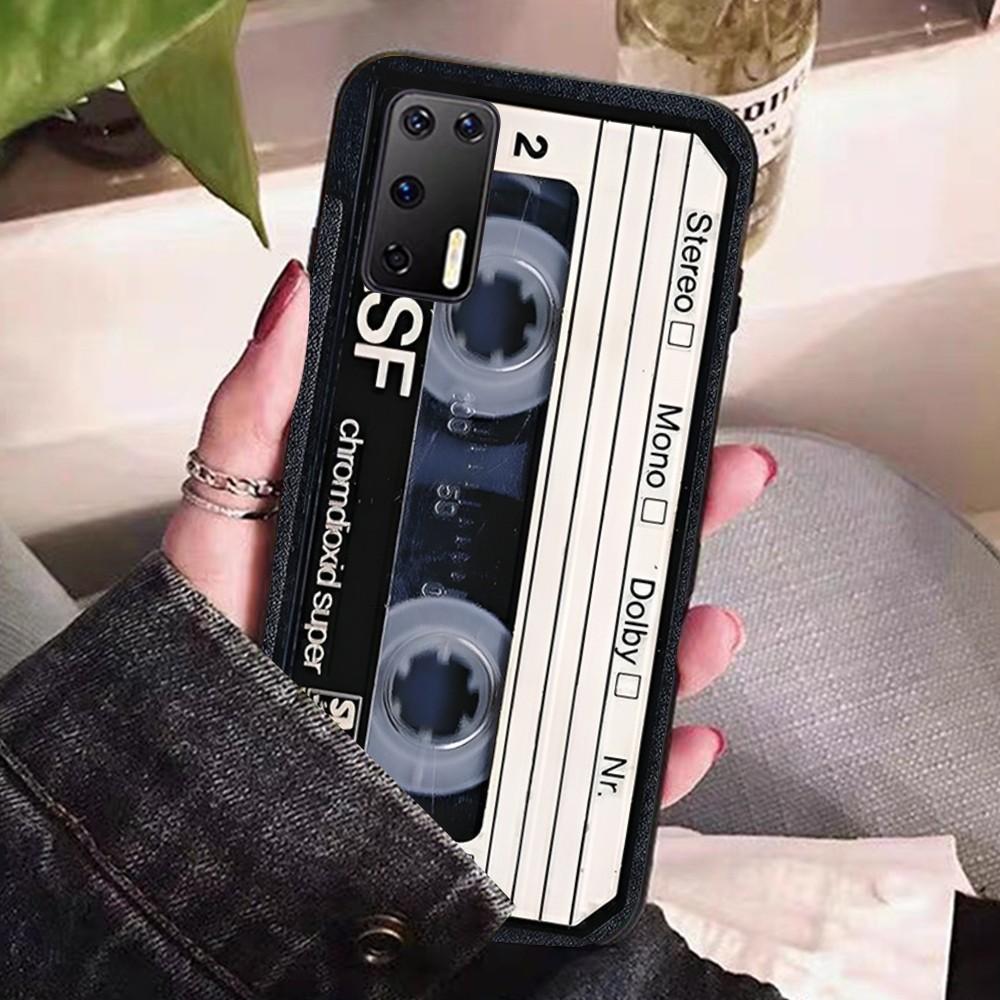 

Вінтажний чохол для телефону з касетним принтом для iPhone 6 7 8 9 10 11 12 13 14 15 16 20 21 22 23 53 54 Pro Max Plus Ultra TPU Soft Samsung Galaxy A32 4G