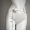Spiritual flower pearl multi-layer tassel belt, body chain, light luxury and exquisite outer layer belt accessory