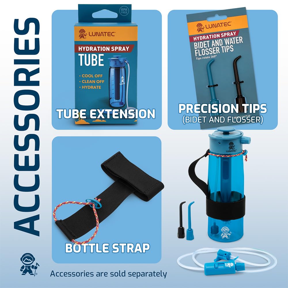 Lunatec Aquabot Clear 750ml Water Bottle for Outdoor Camping Multi-Purpose (LTA1050000)