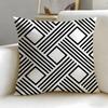 Triangle Array Cushion Cover Soft  EasyWash Pillow Case  Versatile for Couch Bed Travel and Office
