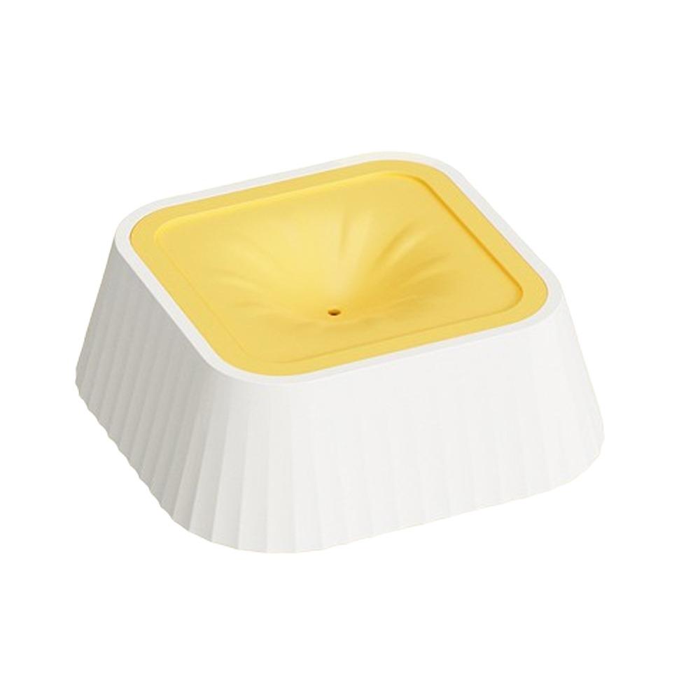 Plastic Pet Water Fountain Anti-Splash Non-Slip Base Floating Drinking Bowl Neck Protection Anti-Overturn Dog Water Bowl Travel