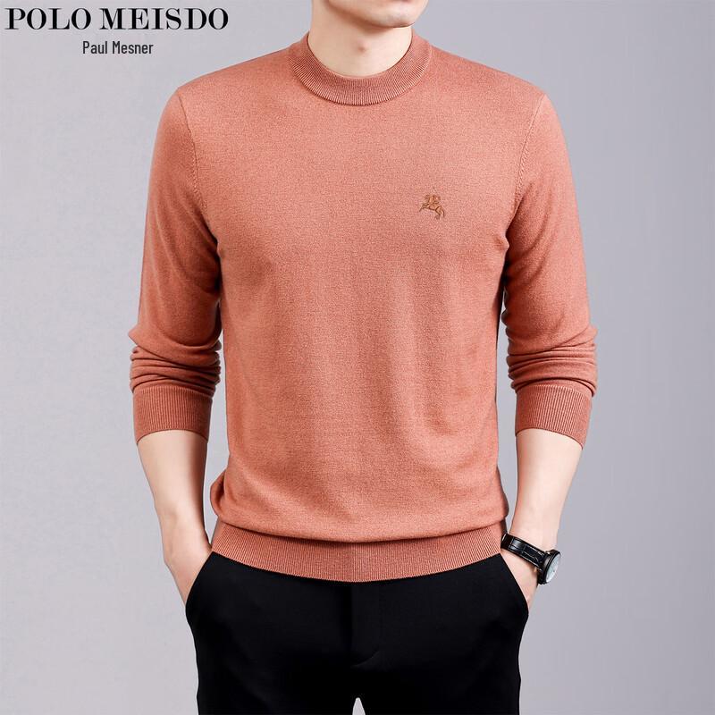 

POLOMEISDO Мужской вязаный свитер из 100% ягнячьей шерсти с круглым вырезом 3XL