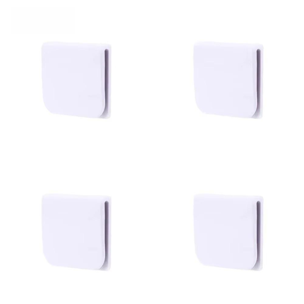 2/4/6/8Pcs Non-Punching Shower Curtain Clips Windproof Curtain Fixed Fastener  Bathroom Accessories