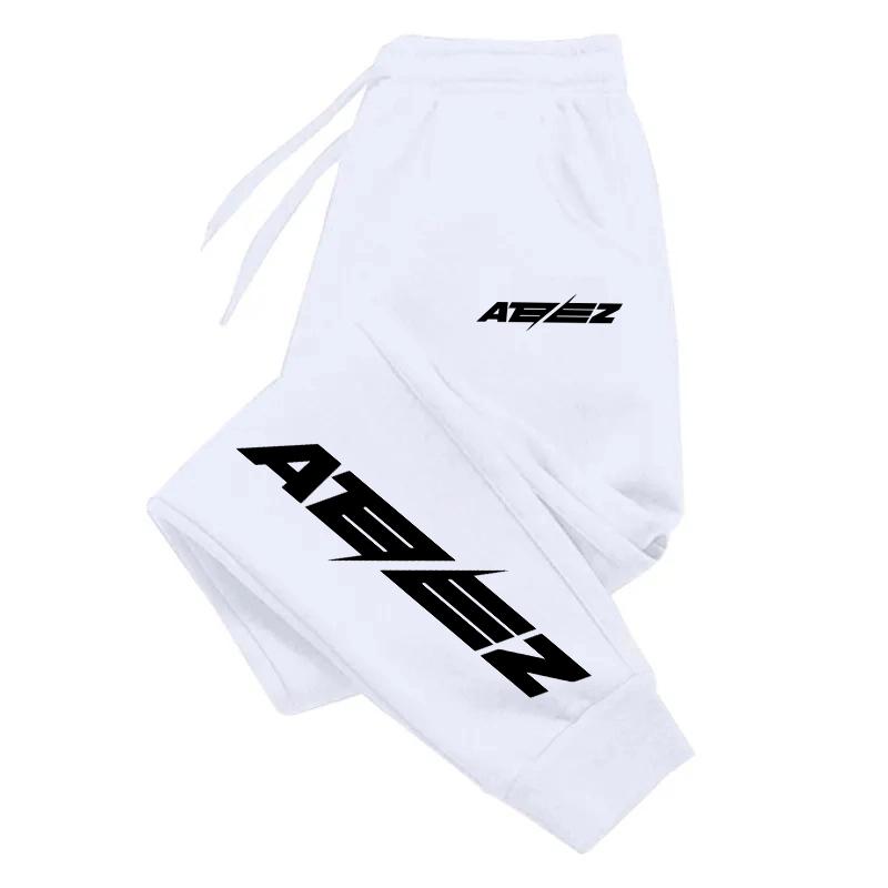 Women Letter Printed Long Pants Men Casual Loose Fashion Outdoor Fitness Jogging Drawstring Fleece Pocket Sweatpants Unisex