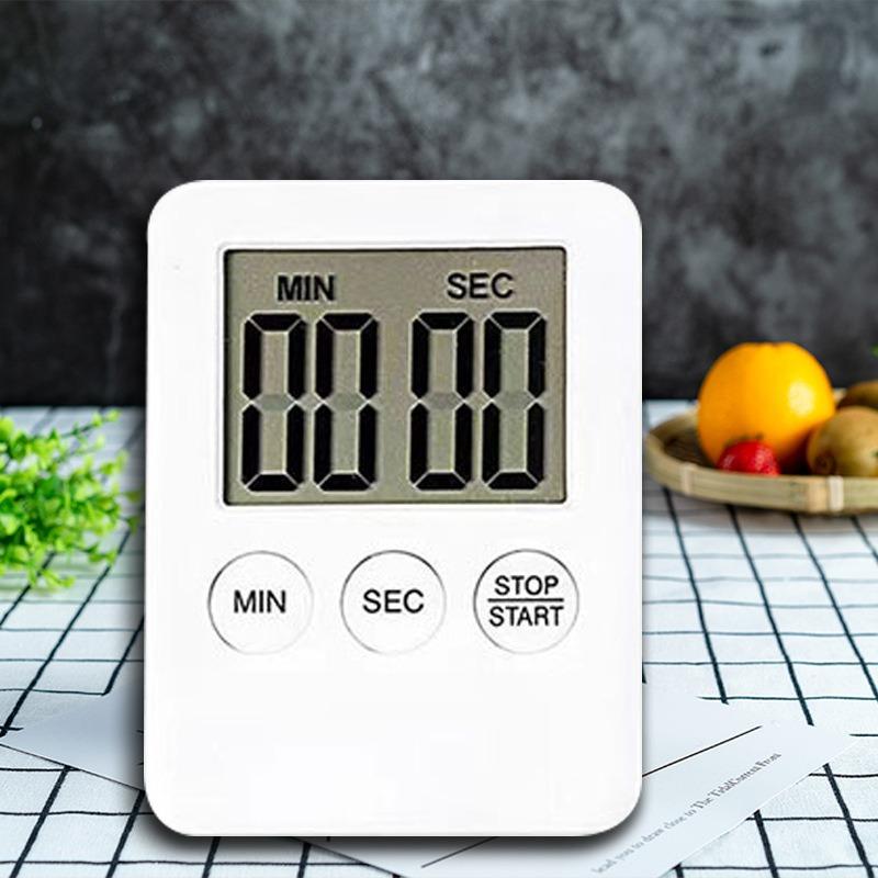 Kitchen Timer Electronic LCD Digital Screen Cooking Baking Clock Alarm Count Up Countdown Stopwatch Clocks Gadget Tool