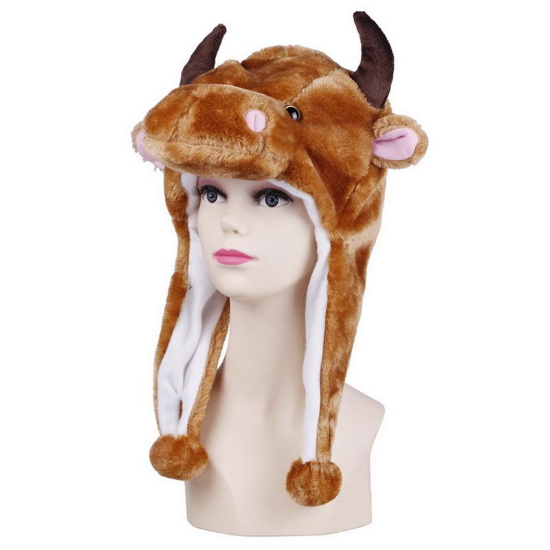 

Дитяча плюшева шапка для захисту шиї Cow