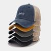 Spring and Summer Big Head Circumference Daddy Embroidered Baseball Cap Washed and Old Breathable Mesh Cap, Fashionable Sun Hat