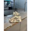 Color Matching Casual Shoes Leather Cloth Spell Spring and Autumn New Comfortable Sports Shoes Low Shoes Gmd