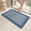 Modern Simple Bath Area Diatom Mud Moisture-wicking Quick Drying Mat Bathroom Door Slip-resistant Mat Toilet Quick Drying Mat
