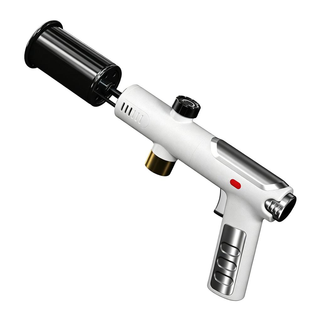 Portable Propane Torch Gun Outdoor Weed Burner Kitchen Igniter BBQ Flame Gun Adjustable Flame Control Without Propane Tank