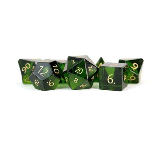 

MDG Engraved Zircon Glass Birthstone Dice (August Peridot)