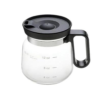16 Oz Heat-Resistant Transparent Glass Coffee & Tea Cup with Straw Lid and Handle
