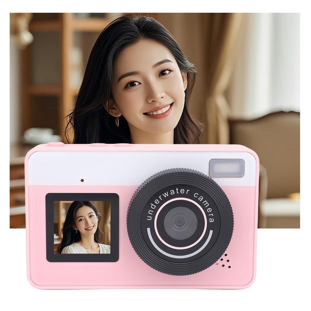 Underwater Digital Camera Waterproofing 18X Zoom 48MP Auto  Dual Screen Selfie Camera with 2.88 Inch HD Screen for Snorkeling Surfing Swimming