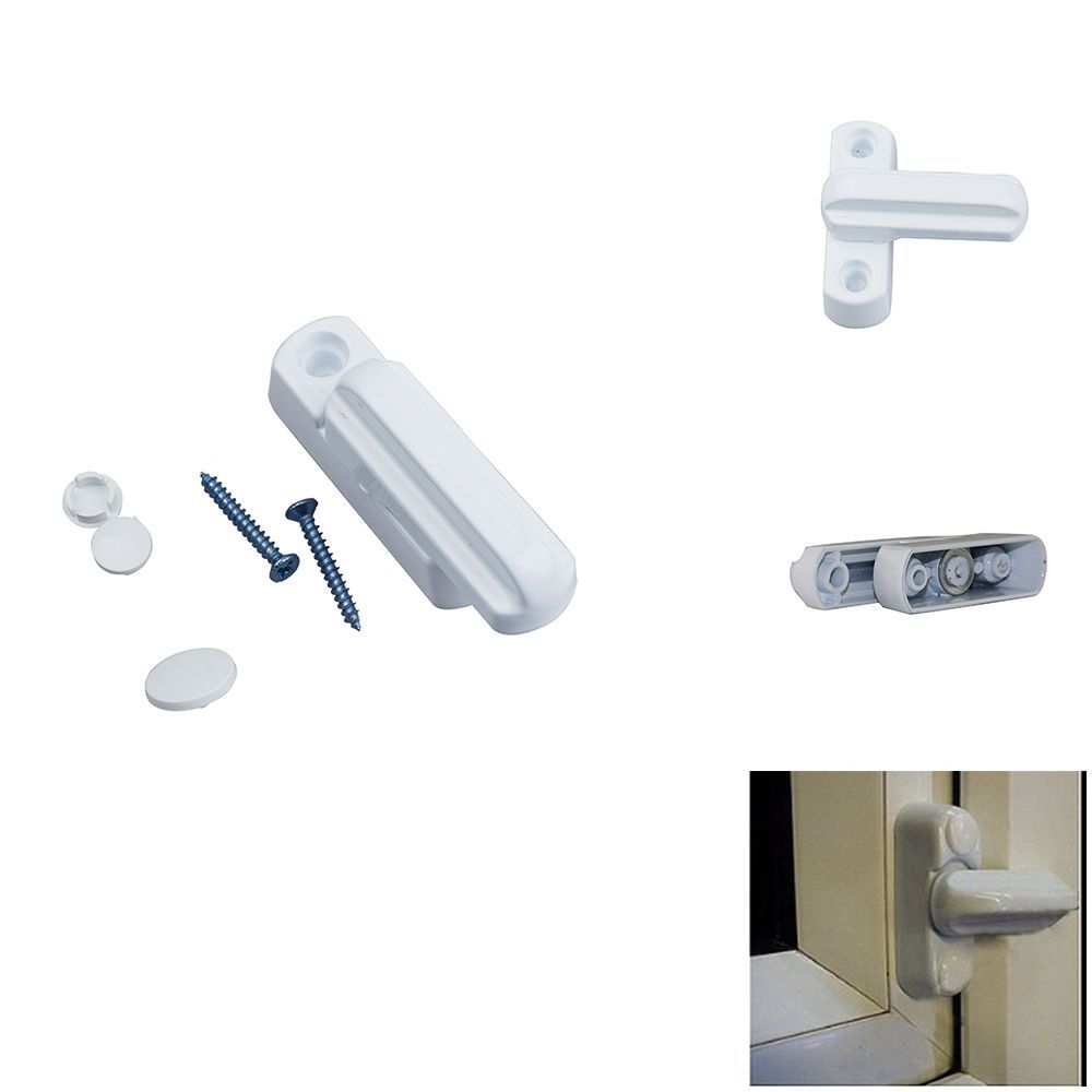 

Используйте новую фурнитуру из алюминиевого цинкового сплава цинка, белого цвета, сменные замки для оконных дверей, защелки, замки, заглушки для створок