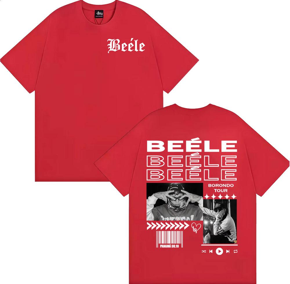 Rapper BEELE Borondo Tour Album Merch T Shirt Unisex Women Fashion Gothic Vintage Tshirts Summer Tops Oversized Tshirt Streetwear