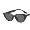 Retro Dreieckige Cat Eye Kleine Sonnenbrille Damen High-End Sense Schwarz Kleiner Rahmen Sonnenschutzform Foto-Sonnenbrille