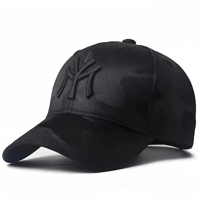Casual Camouflage Baseball Cap With Adjustable Fit For Spring And Autumn Men