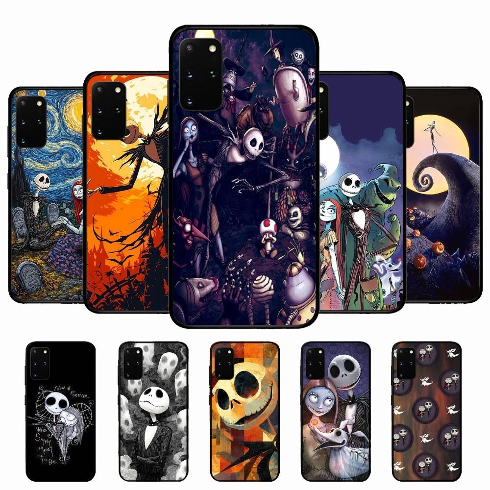 The Nightmare Before Christmas Halloween Phone Case For Samsung S 24 fe 25 Ultra plus 20 lite 21 30 22 23 24 22 Ultra 5G Fundas