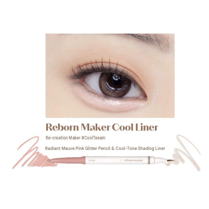ETUDE Re-Creation Maker Dual Aegyo-Sal Eye Liner & Shadow 0.9g – 2 Colors, Warm / Cool