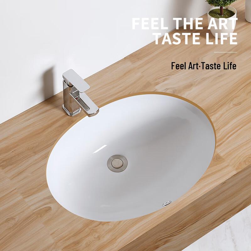 Undermount Oval Bathroom Sink