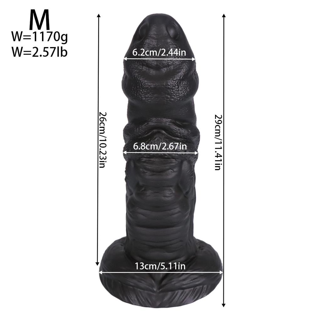 Anal Plug Set - Extra Long & Thick Butt Plug for Advanced Users, Stimulator with Realistic Texture, Adult Sex Toy