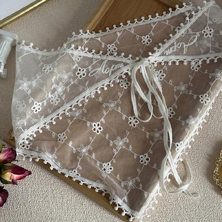 Soft and Comfortable Lace Hair Bandanas for Women Bohomian Flower Hair Scarf