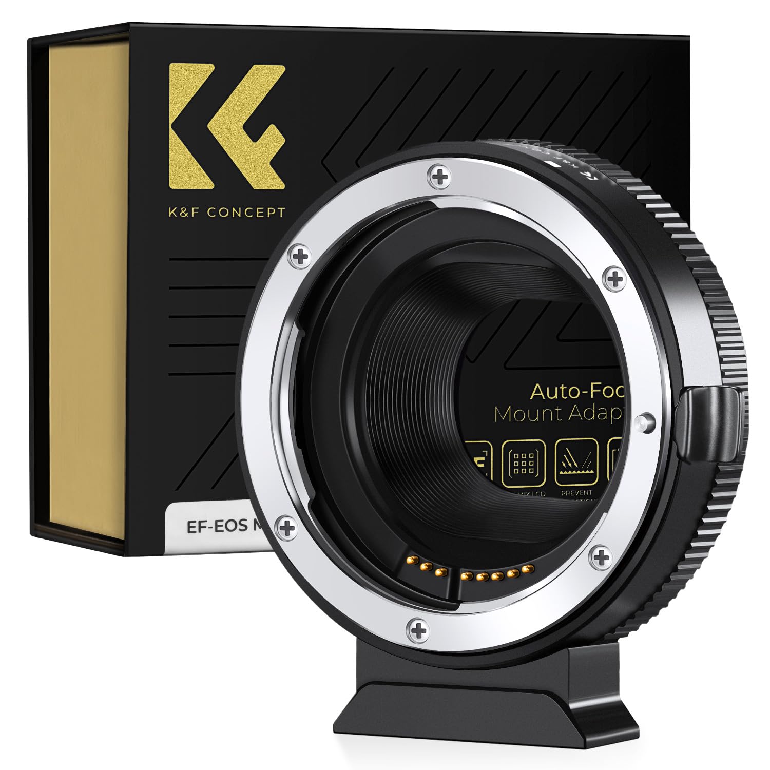

Concept M Electronic Mount Adapter and for Canon Mount Lenses to Canon EF with Adjustable and Image Available at the Direct K&F EF-EOS (New Improved)
