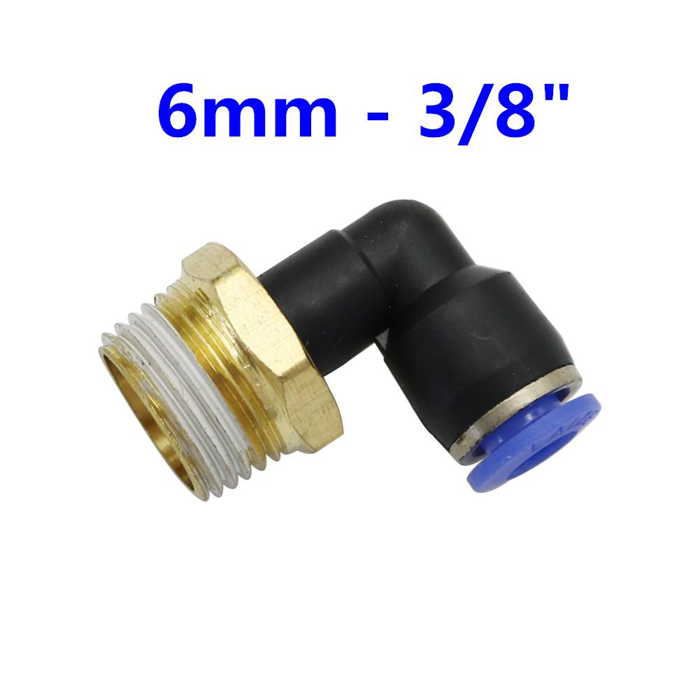 1/8" 1/4" 3/8" 1/2" External Thread Elbow Quick Connector 10mm 8mm 6mm Pipe Connection Interface Garden Irrigation Connectors
