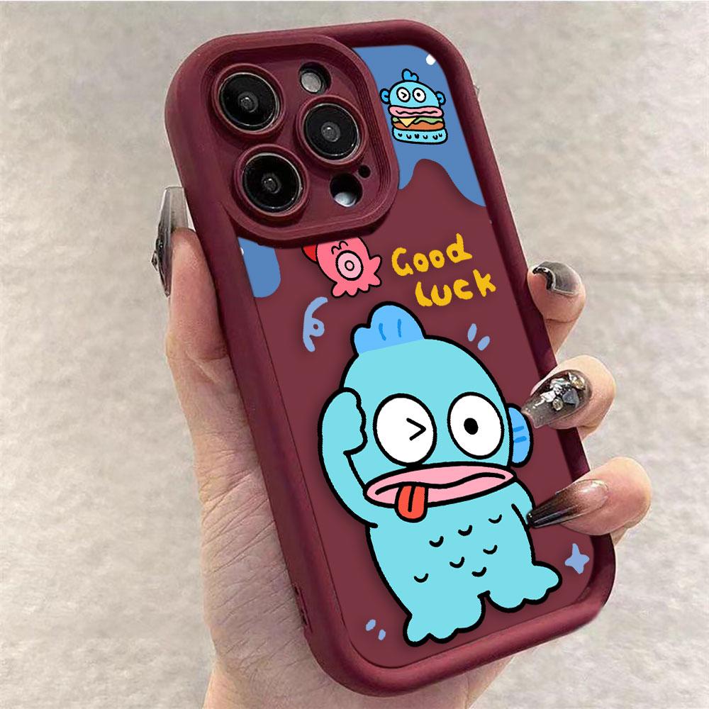 Cartoon H-Hangyodon Phone Case For iPhone 15 14 13 12 11 16 XS Max X XR SE 7 8 6 6S Plus Shock16of Silicone Case Funda Shell