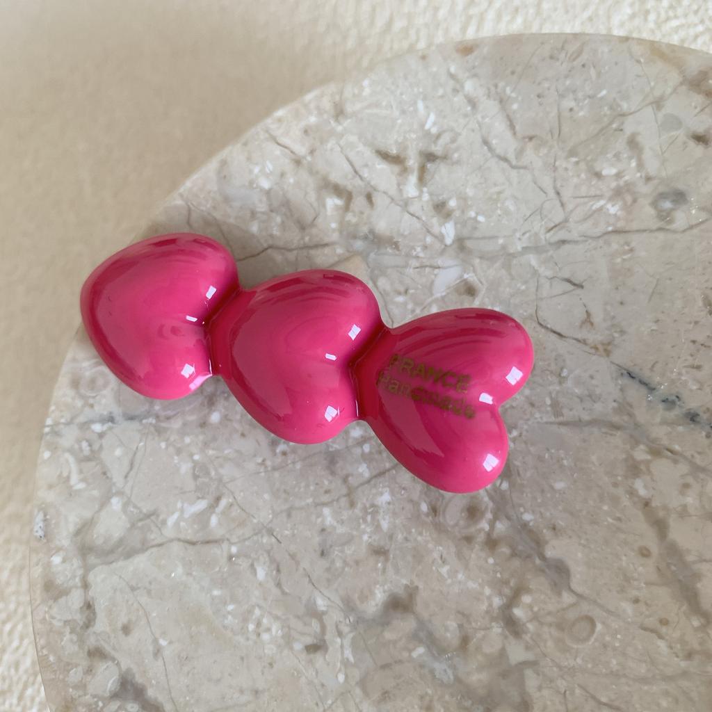 Super Cute Sweet Heart Duckbill Clip Fashion Lovely Women Girls Bangs Side Hairpin Korean Simple Metal Hair Styling Accessories