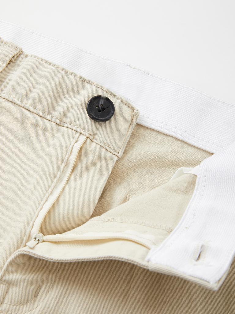 IKALOOK Slim Fit Spandex Elastic Waist Pants Cpt101