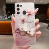 Back Cover For Tecno Spark 8C Case Clear Luxury Fashion Aesthetic Butterfly Flower Soft TPU Silicone Phone Case Tecno KG5k KG5j