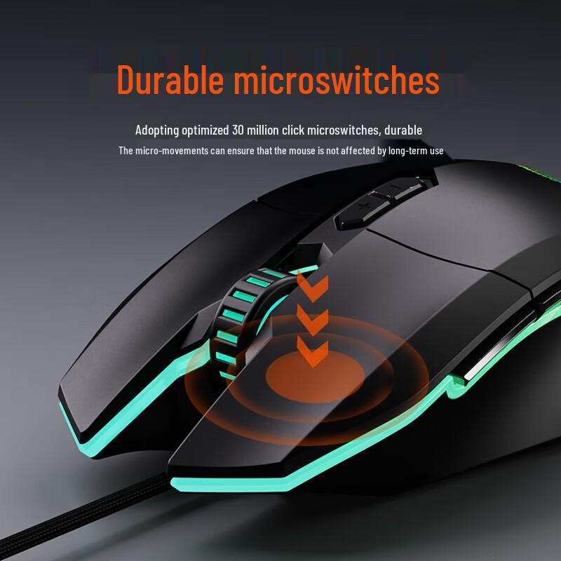 Dareu Challenger EM910 RGB Lightweight Wired Gaming Mouse