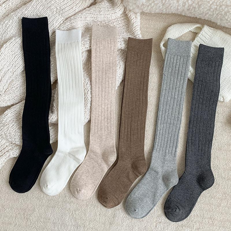 Drawing Stockings Children'S Japanese Jk College Style Long Stacking Socks Spring And Autumn Simple East Gate And Knee Calf Socks