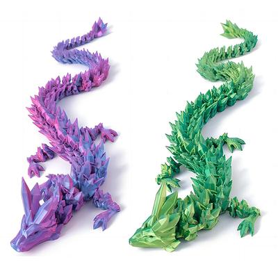 3D Tištěné Dračí Figurky Vícekloubový Pohyblivý Model Draka Hračky Stolní Dekorativní Ozdoba Narozeninové Dárky