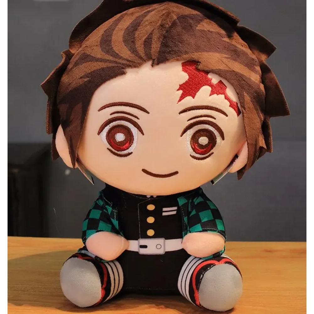 20cm Horké Japonsko Demon Slayer Plyšové Panenky Krásné Anime Kimetsu No Yaiba Kamado Tanjirou Nezuko Zenitsu Kyoujurou Hračky Dětské Dárky