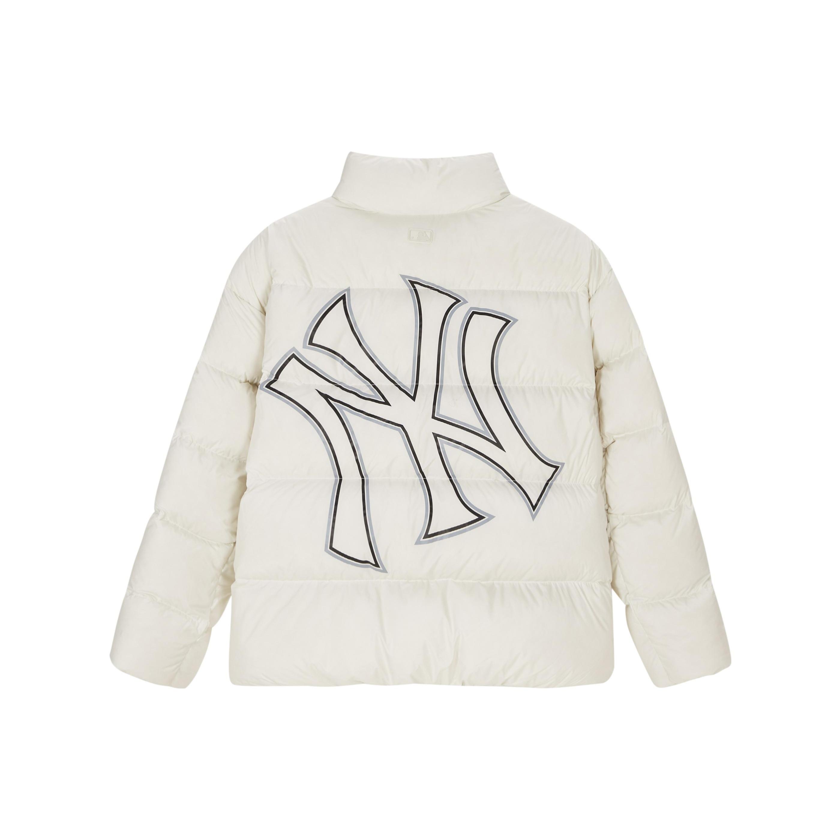 

New MLB Down Jackets Unisex Cream 3ADJB0436-50CRS XS