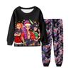Children's Fashion Suit Skirt Round Neck Long Sleeve Top Pants