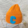 Korean Version Simple Large C Letter Wool Hat Autumn Hat Women New Age Reduction Warm Ear Protection Knit Hat Winter Student