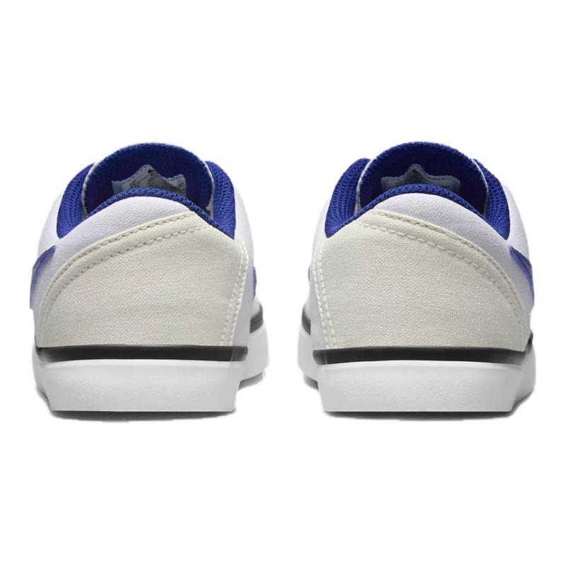 Nike SB Check Abrasion Resistant Breathable Low Top Kids' Skateboarding Shoes White Blue Sneakers 905373-102
