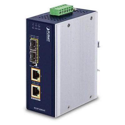 Planet Industrial 2-Port 100/1000X, Igup-2205At