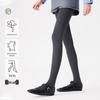 Women's Wool Blend Vertical Stripe Slimming Tights