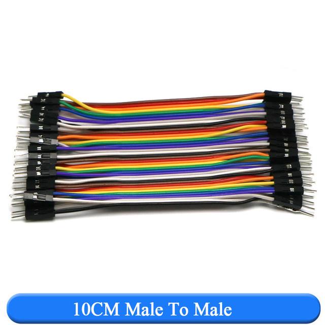 40PIN 10CM 20CM 30CM Dupont Line Male to Male + Female to Male and Female to Female Jumper Dupont Wire Cable for arduino DIY KIT