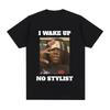 Funny Rapper Destroys Lonely Graphic T-shirt I Don't Wake Up Stylist T-shirt Women's Hip-hop Short-sleeved Street T-shirt Y2Ktop